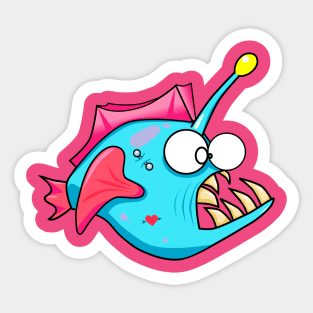 Punk fish Sticker